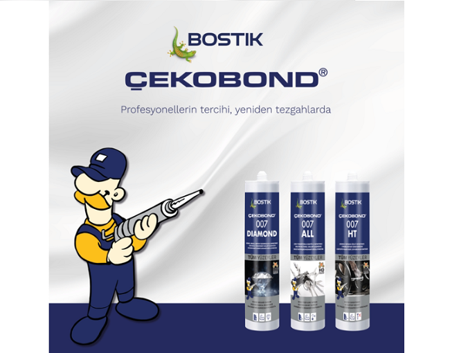 Bostik’in ÇEKOBOND Serisi Artık Türkiye’de